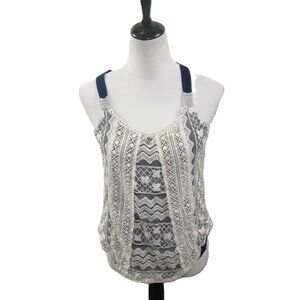 Xhilaration Crochet Knit Tank Top Size Small